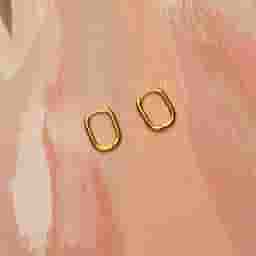 Golden Edge Earrings