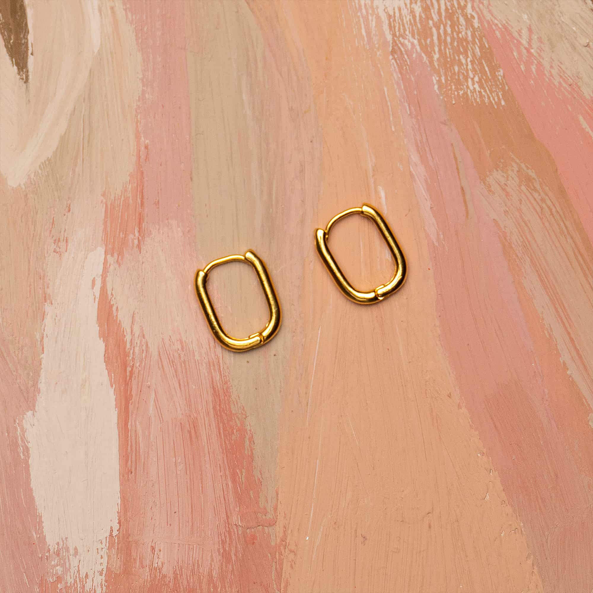 Golden Edge Earrings