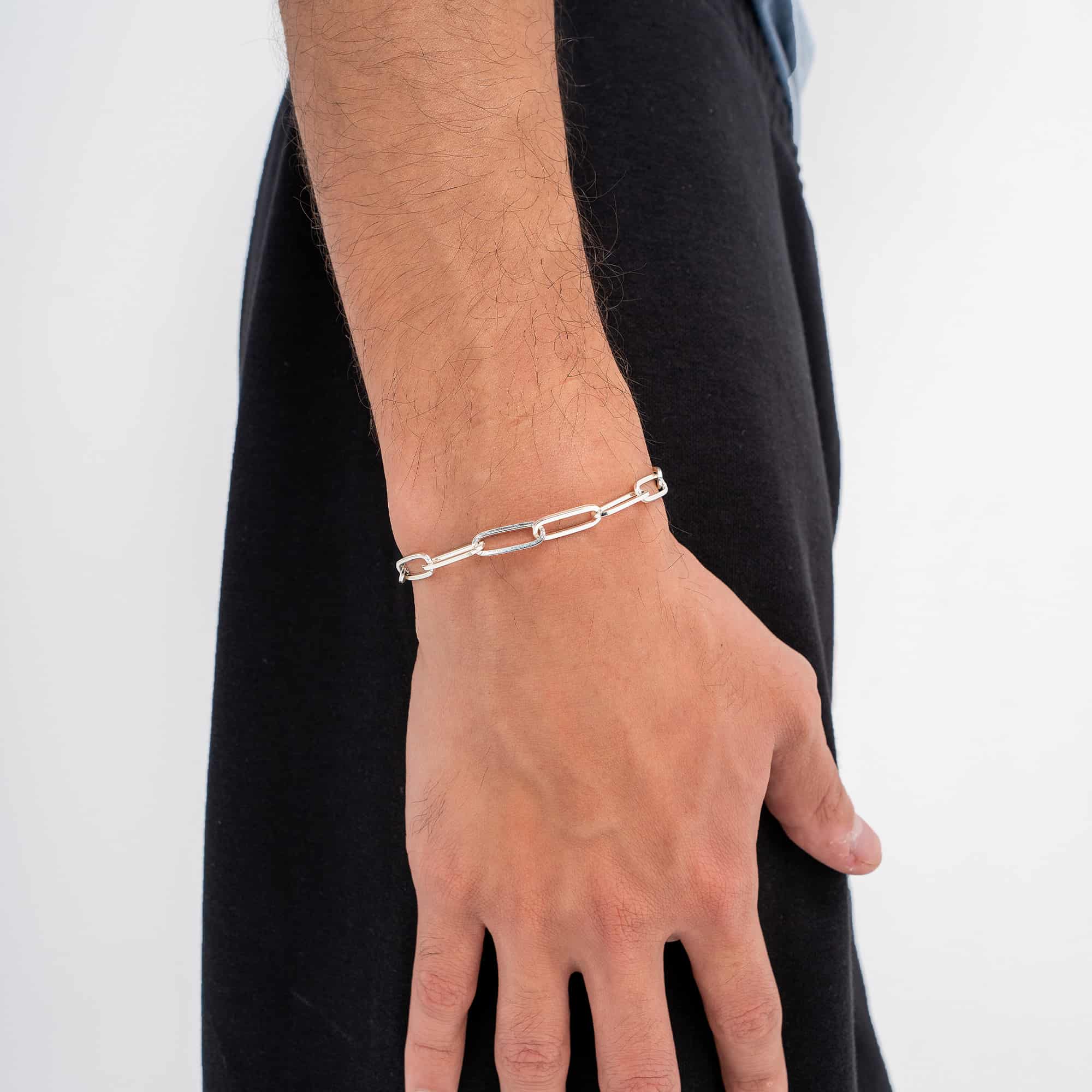 Linked Silver Bracelet