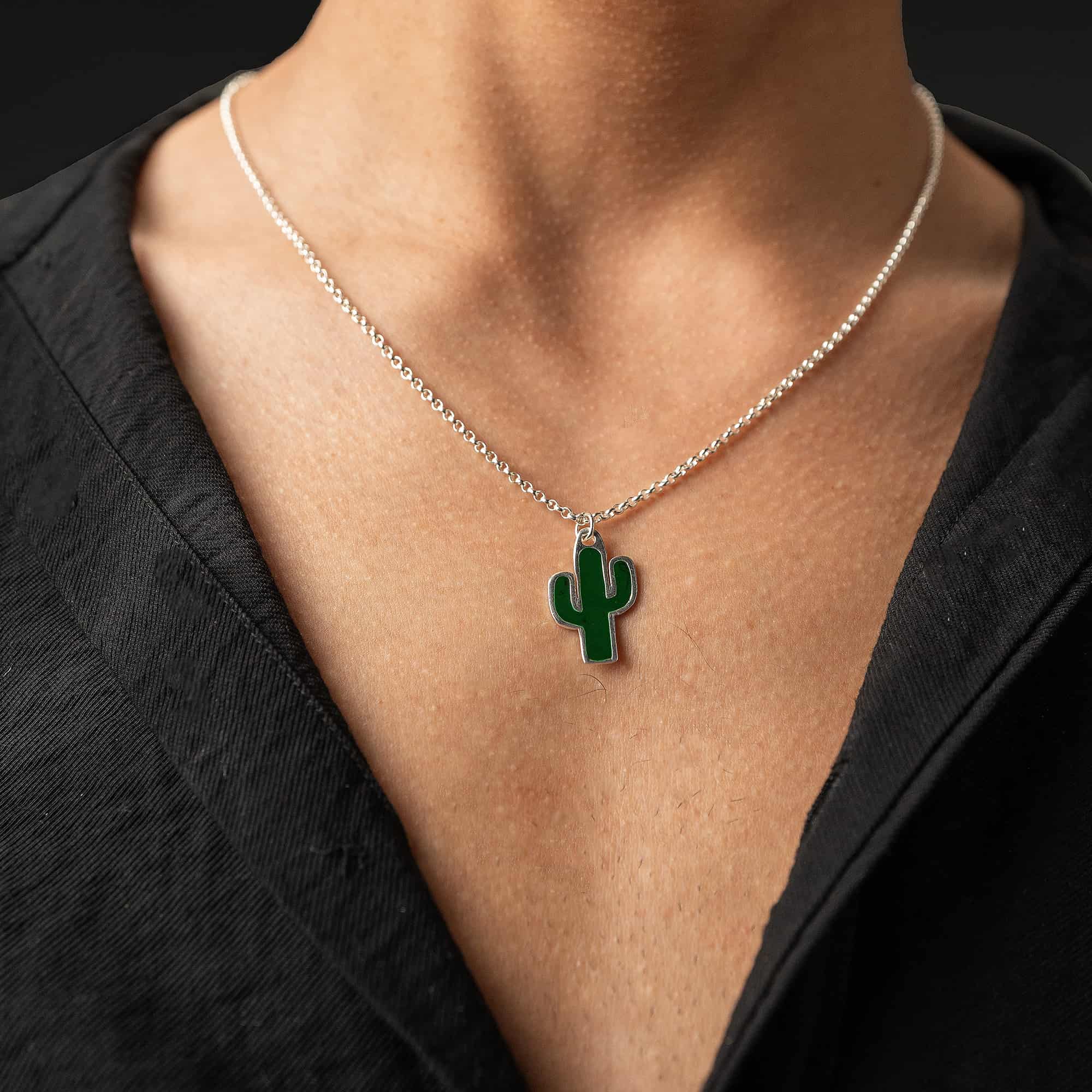 Softness with Wild Cactus Pendant